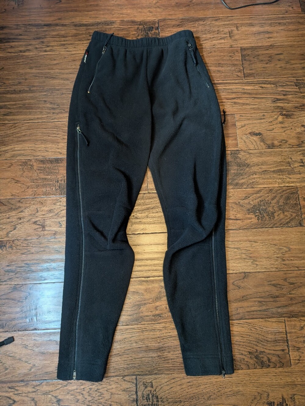 MEC Men's Vintage Black Fleece Polartec Pants Size Large